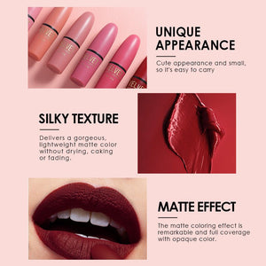 Bullet Matte Lipstick Set Matte Waterproof.