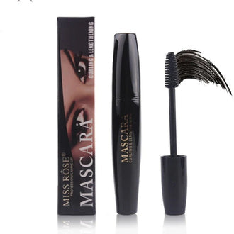 Makeup Eyelash Mascara Eye Lashes Makeup 4D Silk Fiber Lash Mascara New Long Curling Black Waterproof Fiber Mascara.