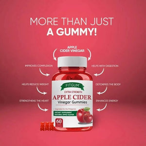 FitGum - Extra Strength Apple Cider Vinegar Gummies (Original).
